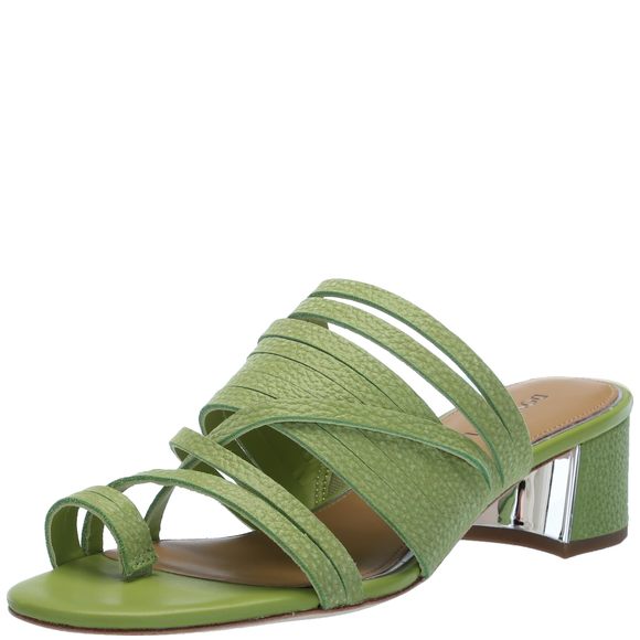 DONALD PLINER WOMEN'S MARLOW HEELED SANDAL, PISTACHIO, 8.5 - Picture 2 of 6